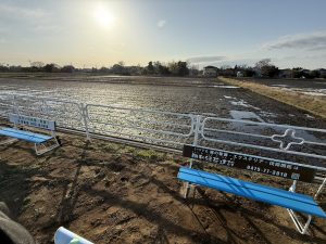 地域貢献　ベンチ設置